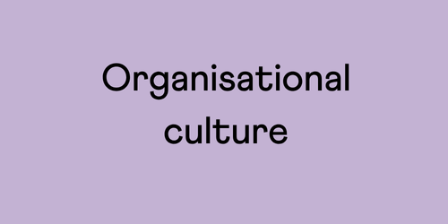 Organisational culture